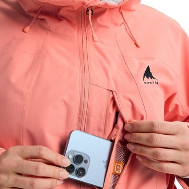  Burton Reserve 2L Insulated Jacket Kadın Turuncu Snowboard Ceketi