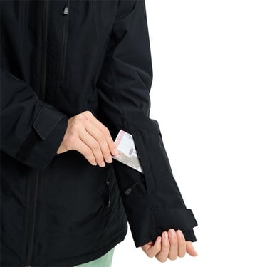  Burton Reserve 2L Insulated Jacket Kadın Siyah Snowboard Ceketi