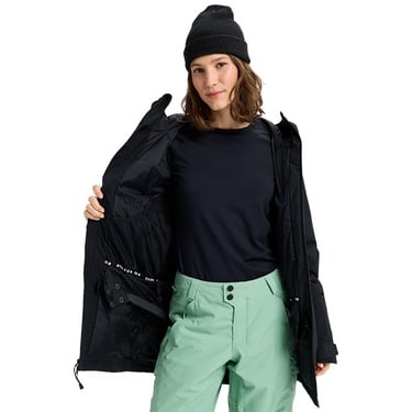  Burton Reserve 2L Insulated Jacket Kadın Siyah Snowboard Ceketi