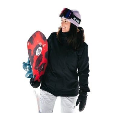  Burton Reserve 2L Ins Stretch Slim Kadın Siyah Snowboard Ceketi