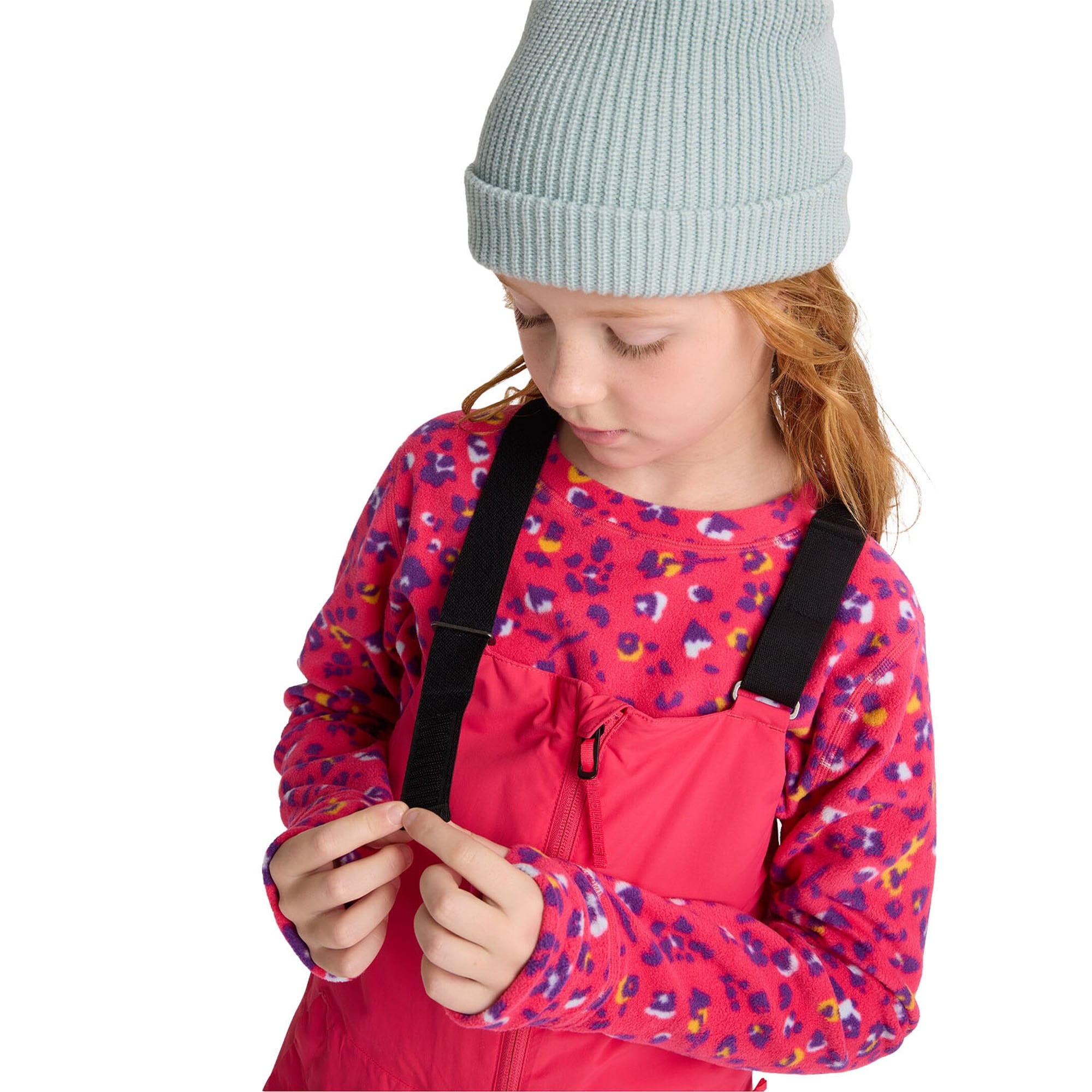 Burton Skylar 2L Bib Pants Unisex Çocuk Pembe Snowboard Pantolonu