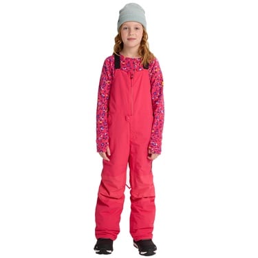  Burton Skylar 2L Bib Pants Unisex Çocuk Pembe Snowboard Pantolonu