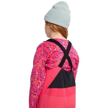  Burton Skylar 2L Bib Pants Unisex Çocuk Pembe Snowboard Pantolonu