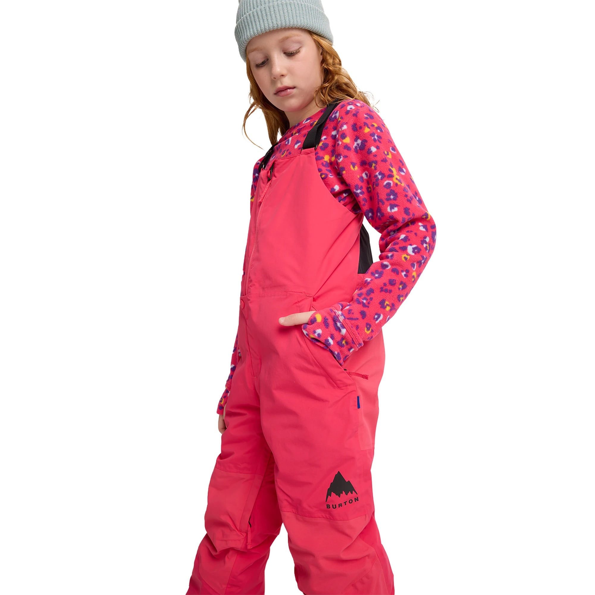 Burton Skylar 2L Bib Pants Unisex Çocuk Pembe Snowboard Pantolonu