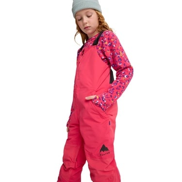 Burton Skylar 2L Bib Pants Unisex Çocuk Pembe Snowboard Pantolonu