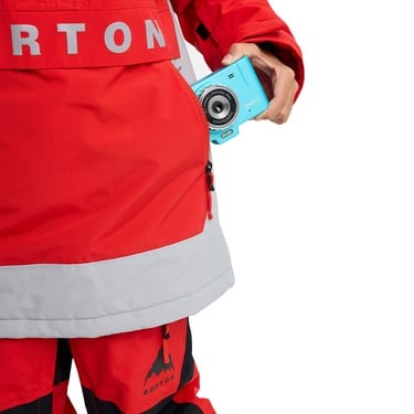  Burton Frostner 2L Anorak Jacket Unisex Çocuk Kırmızı Snowboard Ceketi