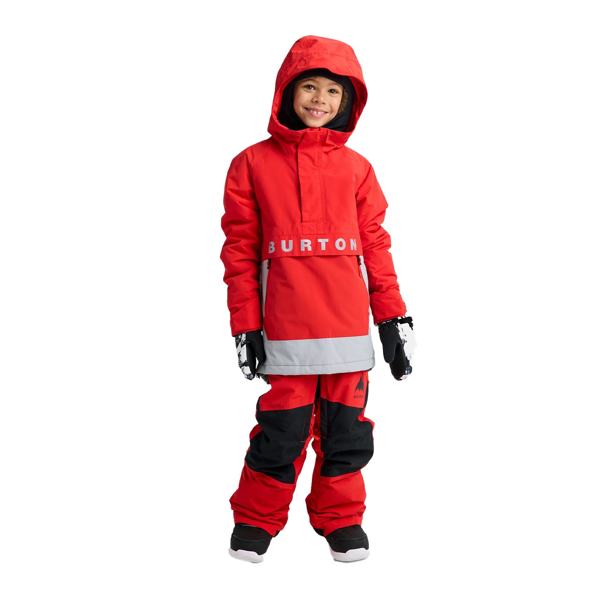 Burton Frostner 2L Anorak Jacket Unisex Çocuk Kırmızı Snowboard Ceketi