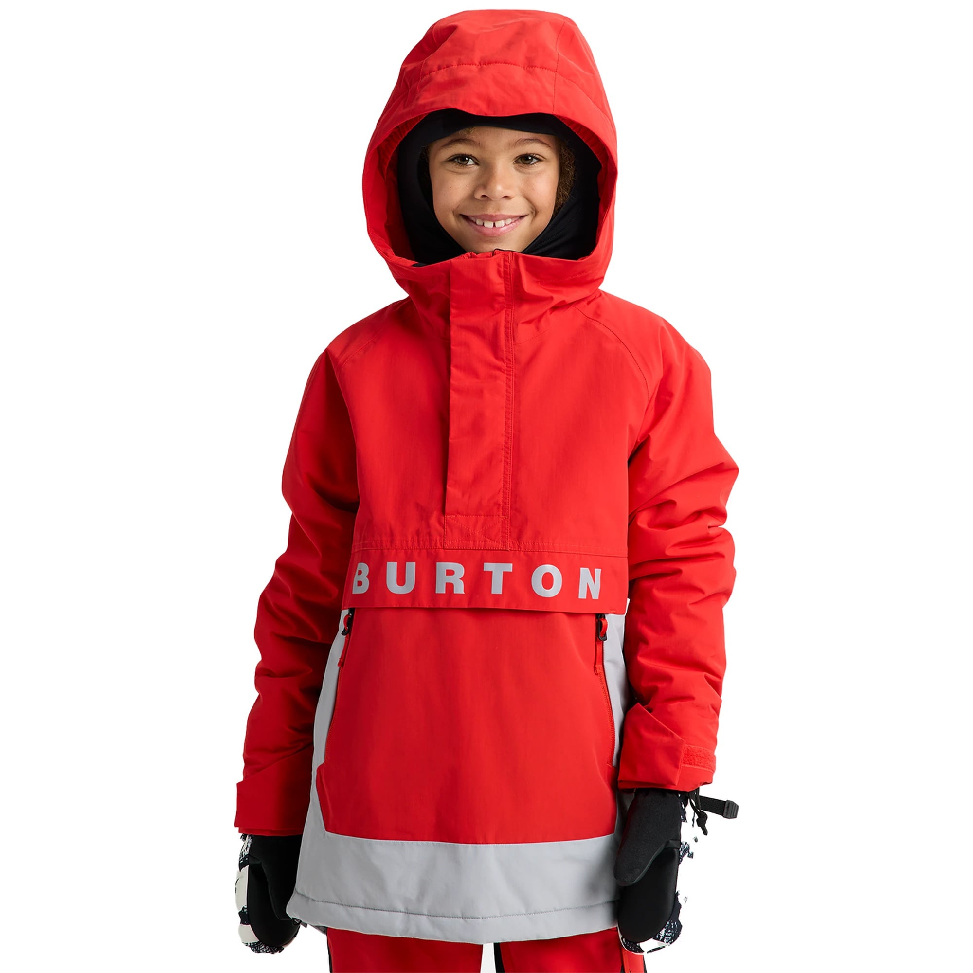 Burton Frostner 2L Anorak Jacket Unisex Çocuk Kırmızı Snowboard Ceketi