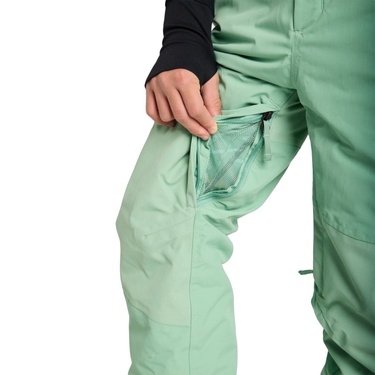  Burton Skylar 2L Bib Pants Unisex Çocuk Yeşil Snowboard Pantolonu