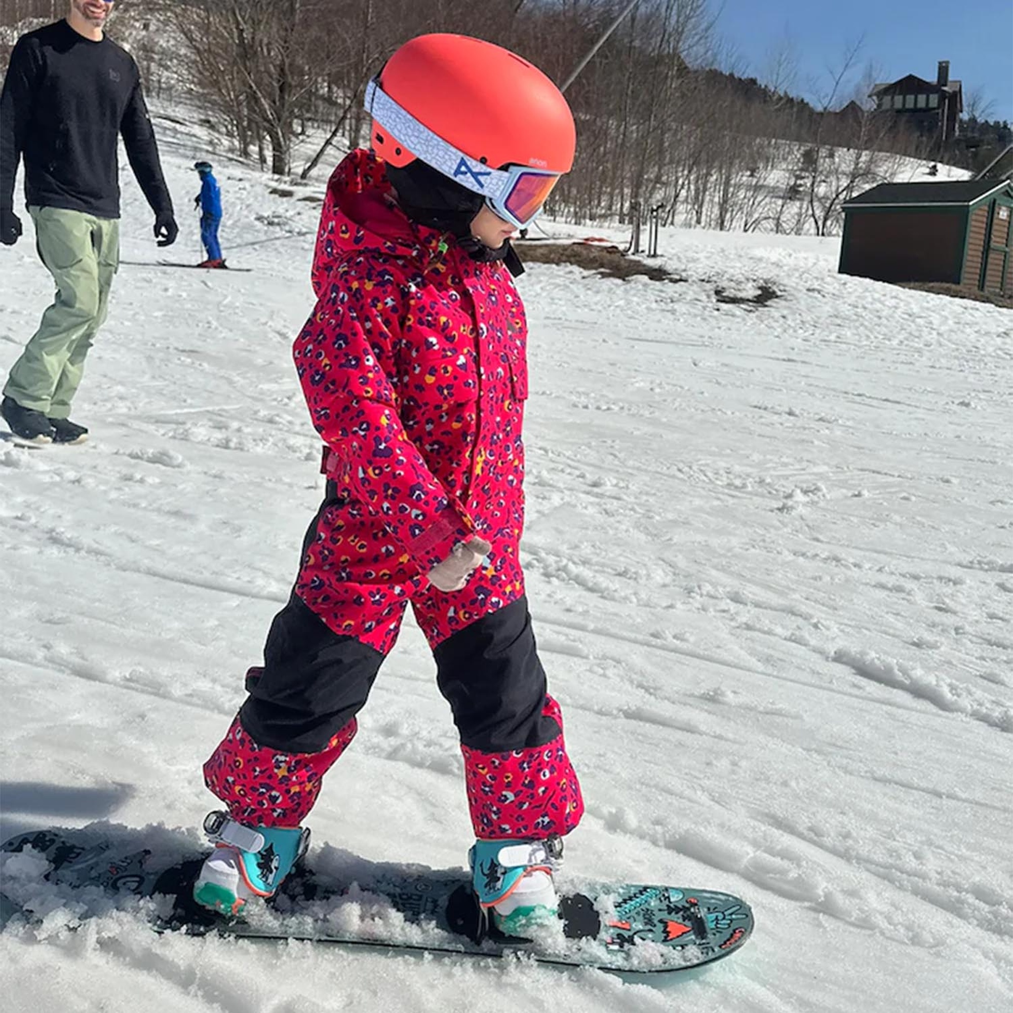 Burton Toddlers' 2L One Piece Unisex Çocuk Pembe Snowboard Tulumu