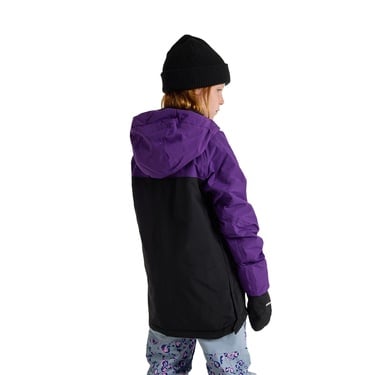  Burton Frostner 2L Anorak Jacket Unisex Çocuk Mor Snowboard Ceketi