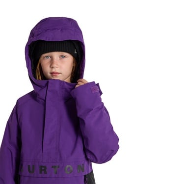  Burton Frostner 2L Anorak Jacket Unisex Çocuk Mor Snowboard Ceketi