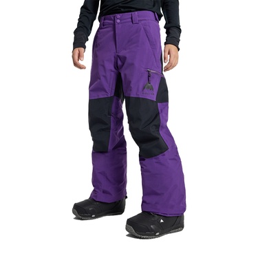 Burton Skylar Pants Unisex Çocuk Mor Snowboard Pantolonu