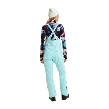  Burton Reserve 2L Stretch Slim Bibs Kadın Yeşil Snowboard Pantolonu