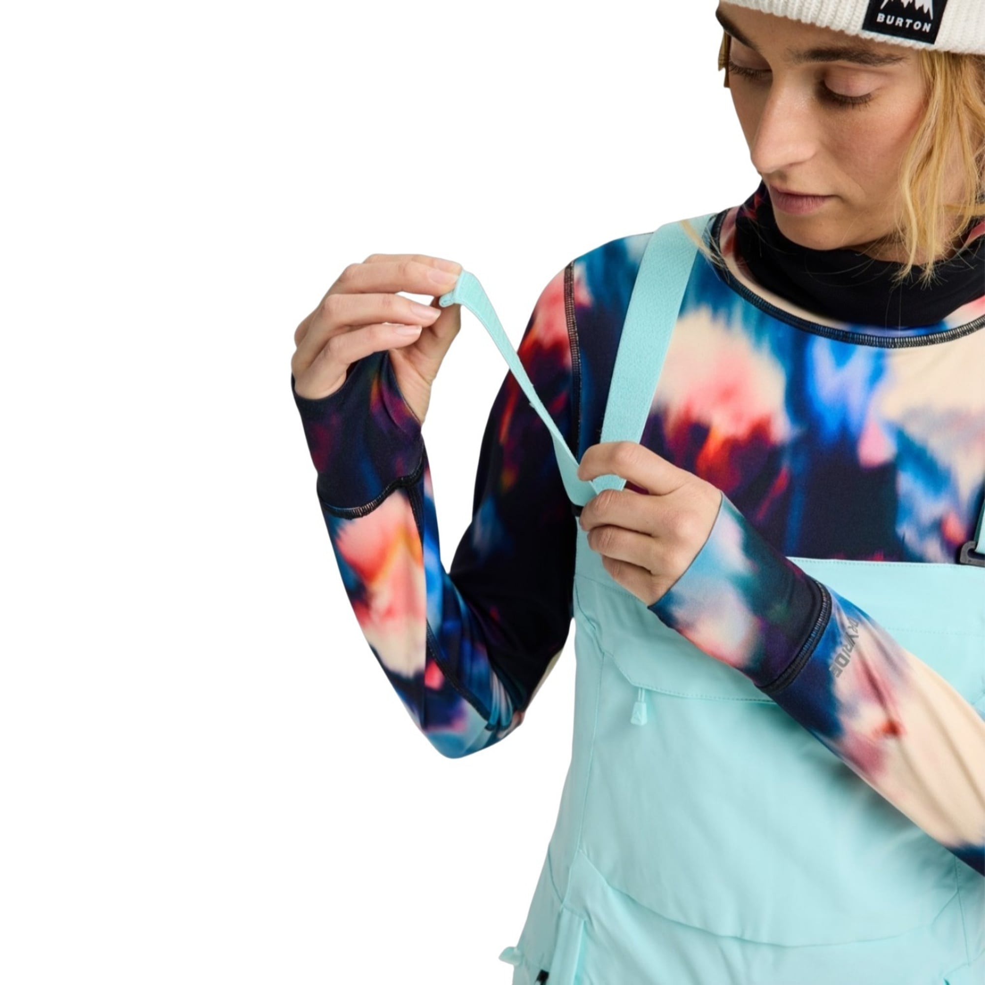 Burton Reserve 2L Stretch Slim Bibs Kadın Yeşil Snowboard Pantolonu