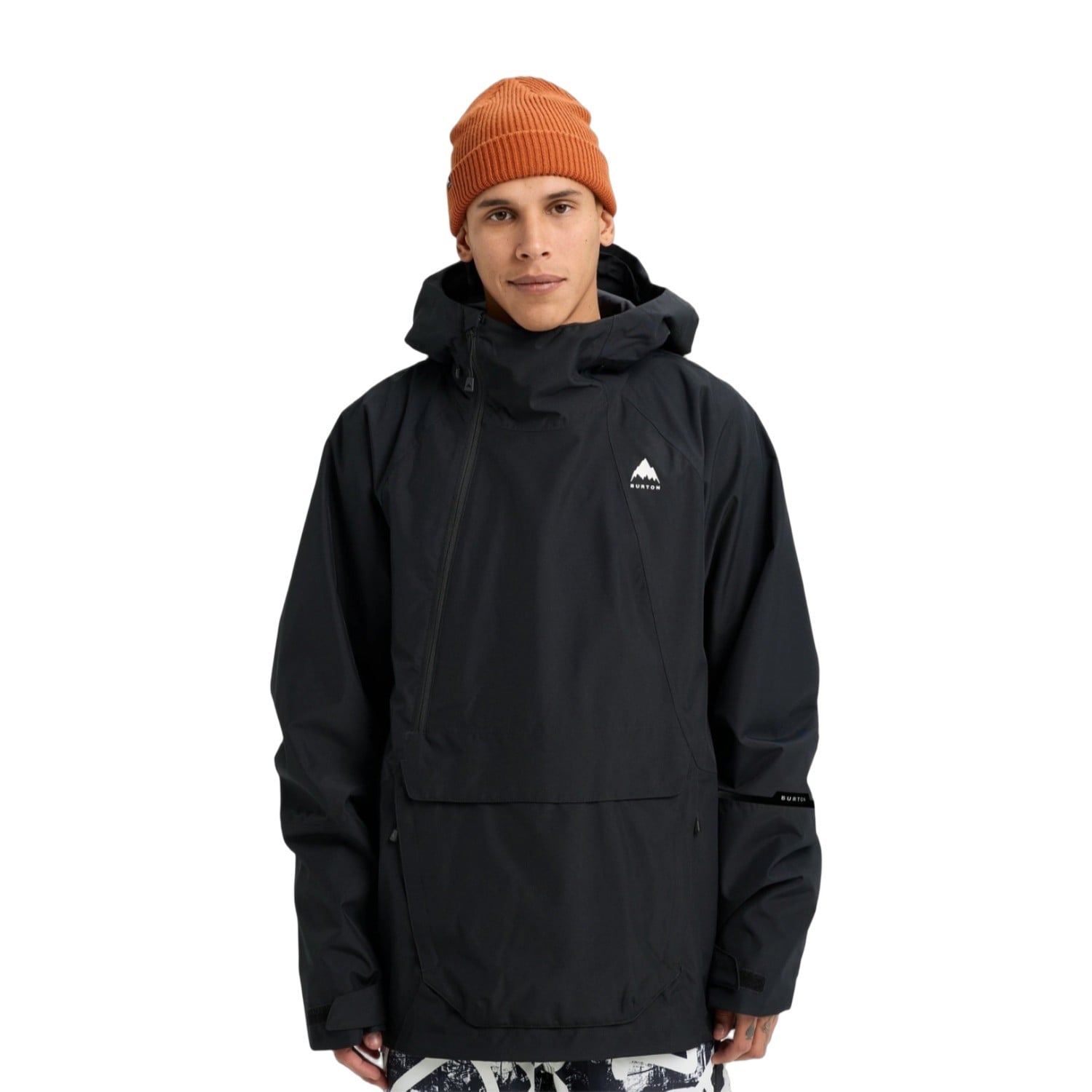  Burton Reserve 2L Relaxed Anorak Erkek Siyah Snowboard Ceketi