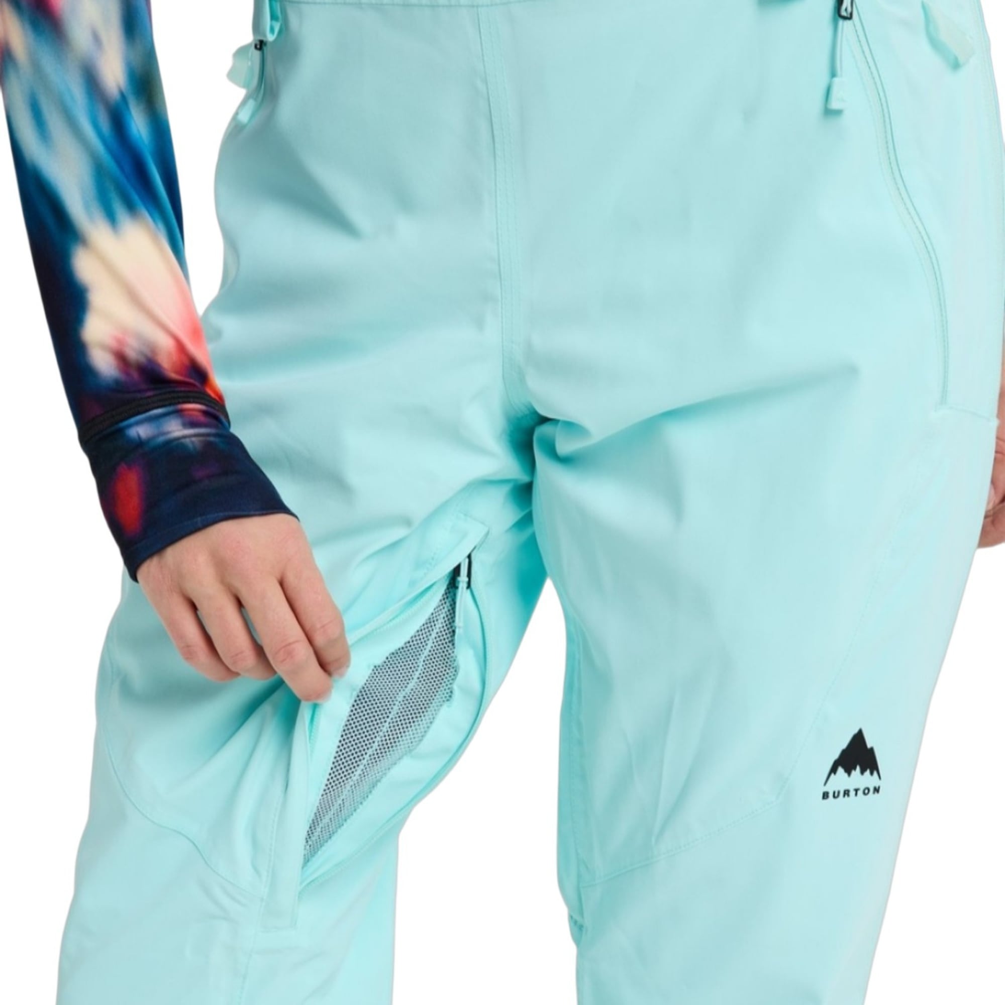 Burton Reserve 2L Stretch Slim Bibs Kadın Yeşil Snowboard Pantolonu