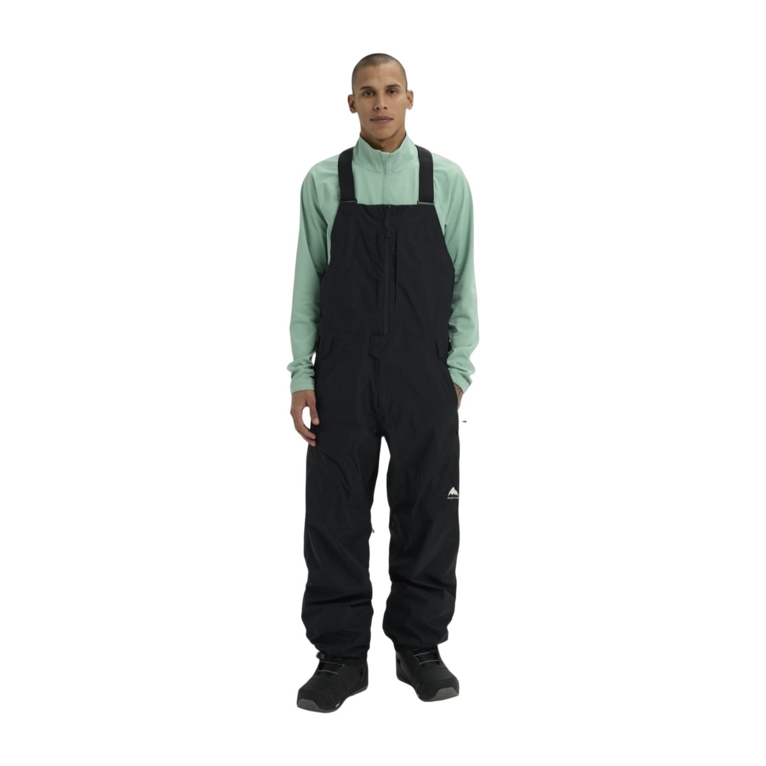  Burton Reserve 2L Relaxed Bib Pants Erkek Siyah Snowboard Pantolonu