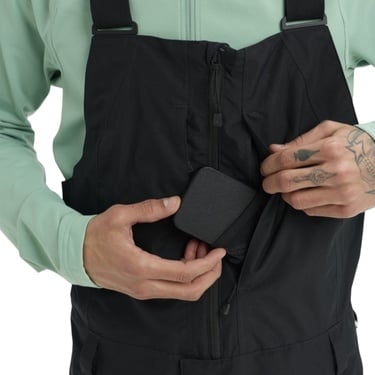  Burton Reserve 2L Relaxed Bib Pants Erkek Siyah Snowboard Pantolonu