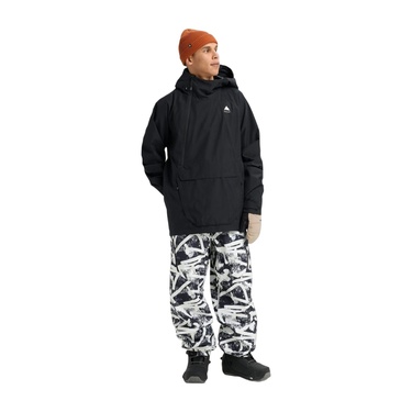  Burton Reserve 2L Relaxed Anorak Erkek Siyah Snowboard Ceketi