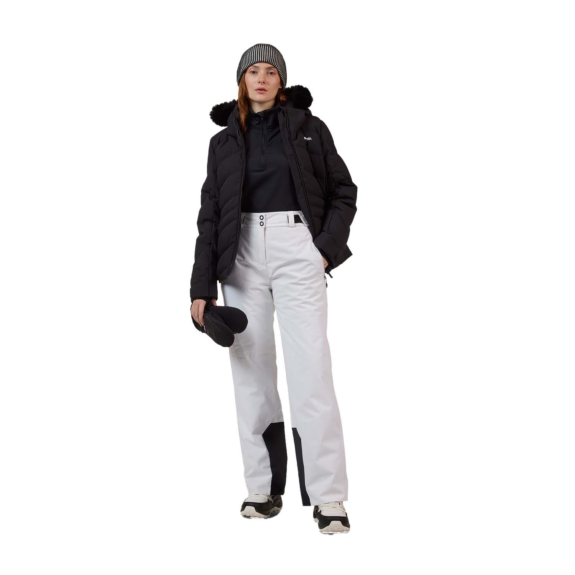 Rossignol Strawpile Insulated Pant Kadın Beyaz Kayak Pantolonu