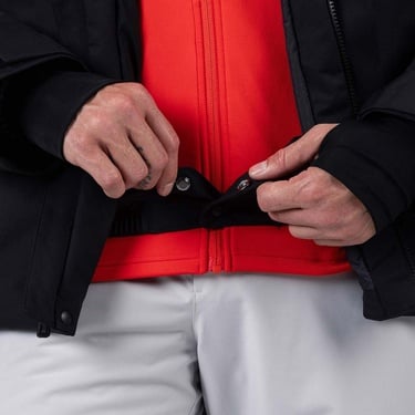  Rossignol Velika Insulated Erkek Siyah Kayak Ceketi