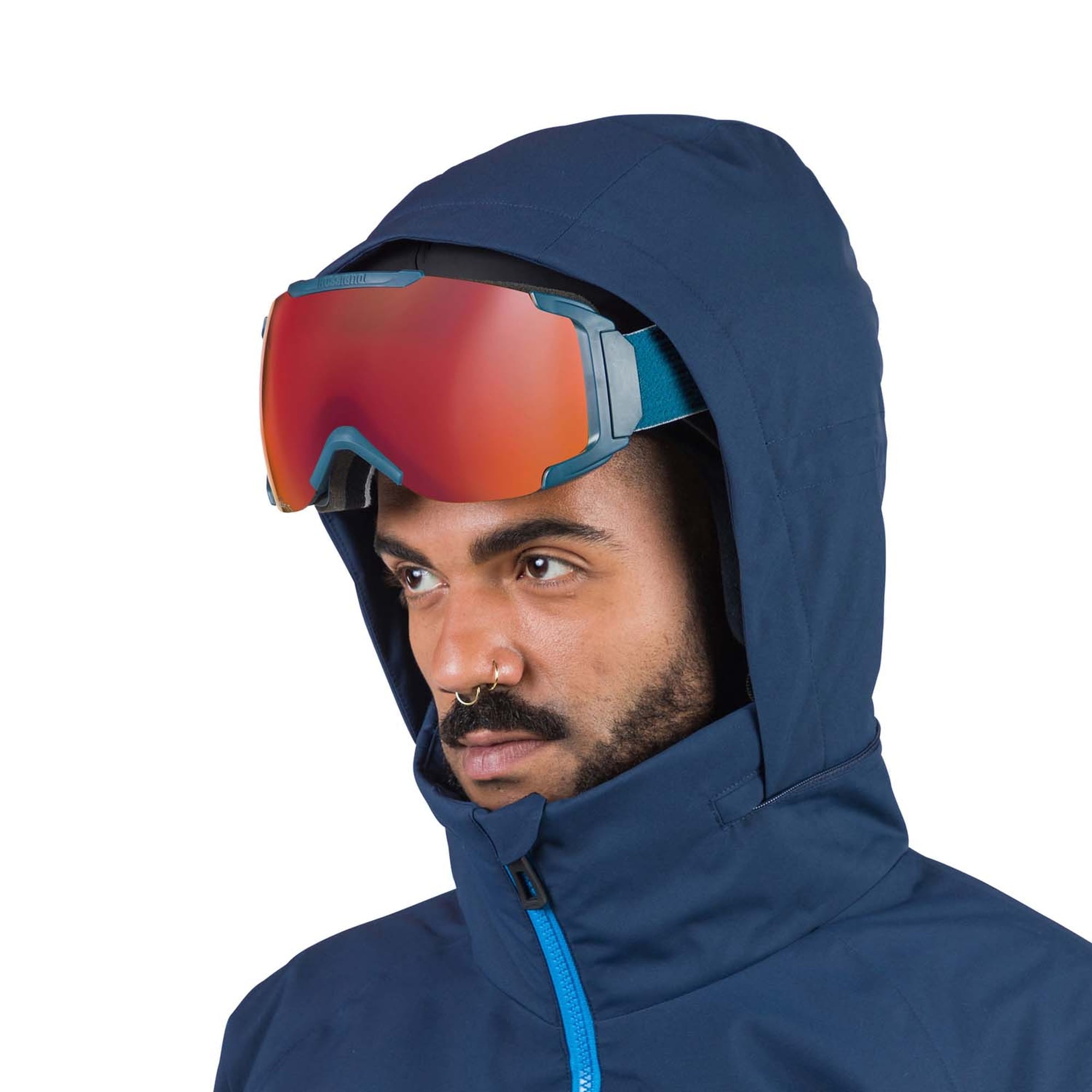 Rossignol Strawpile Erkek Mavi Kayak Ceketi