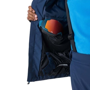  Rossignol Strawpile Erkek Mavi Kayak Ceketi