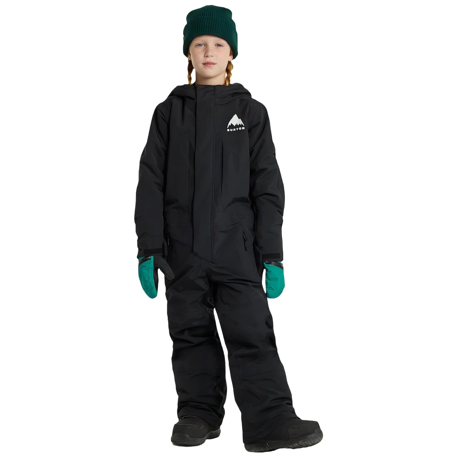  Burton 2L One Piece Unisex Çocuk Siyah Snowboard Tulumu