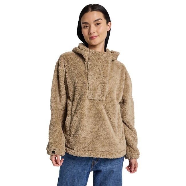  Burton Lemma Fleece Pullover Kadın Kahverengi Sweatshirt
