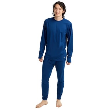  Burton Midweight Base Layer Crew Erkek Mavi Içlik Üst