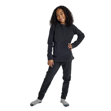  Burton Fleece Base Layer Set Unisex Çocuk Siyah Içlik Set