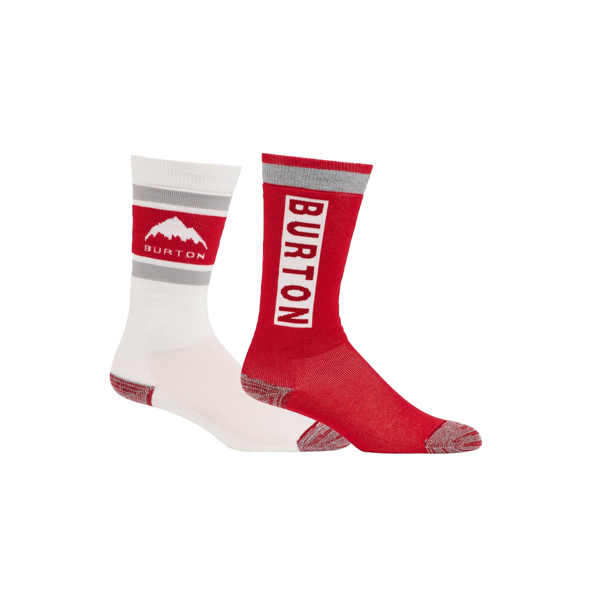 Burton Weekend Midweight Socks (2 Pack) Unisex Çocuk Kırmızı Kayak Çorabi