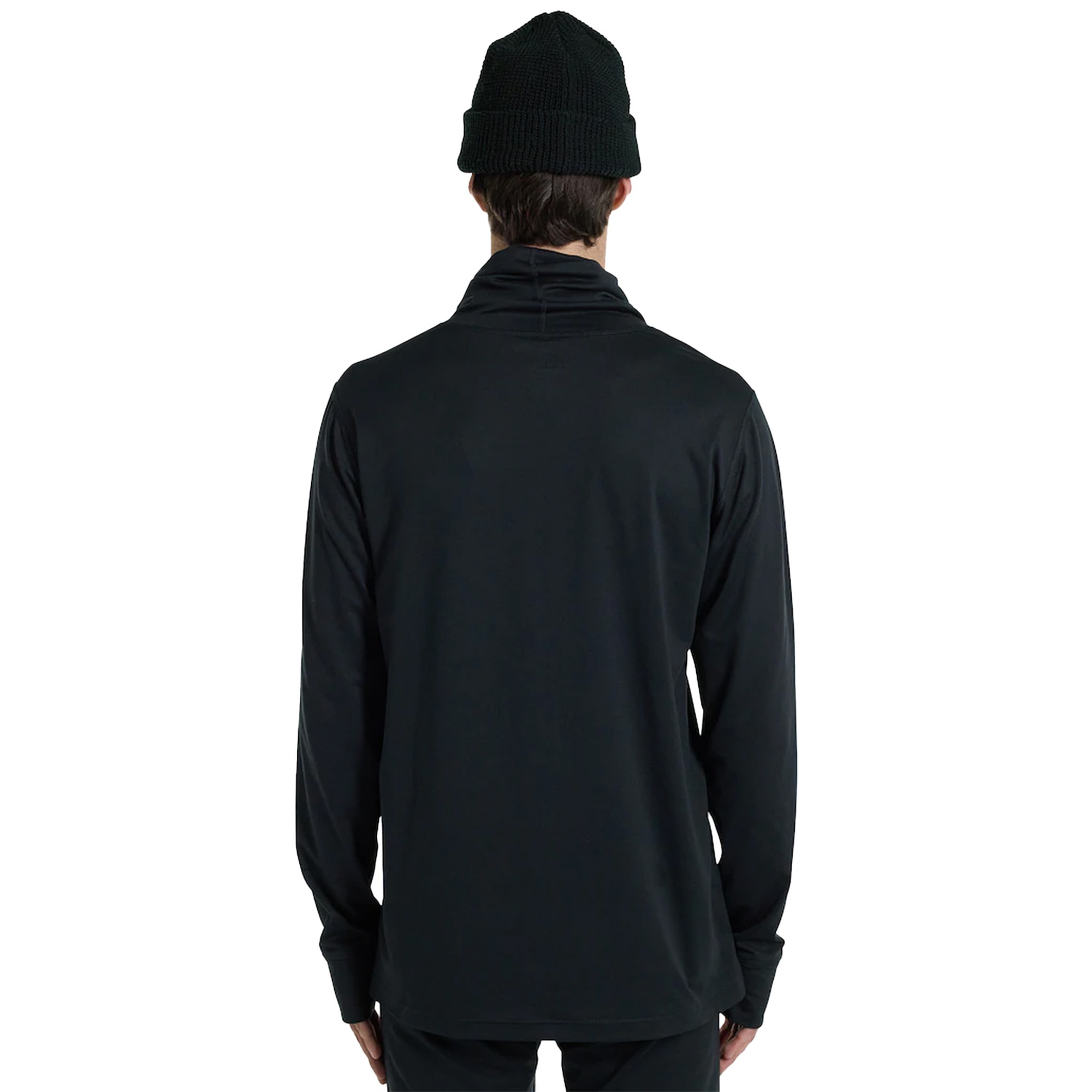 Burton Midweight Base Long Neck Shirt Erkek Siyah Içlik Üst