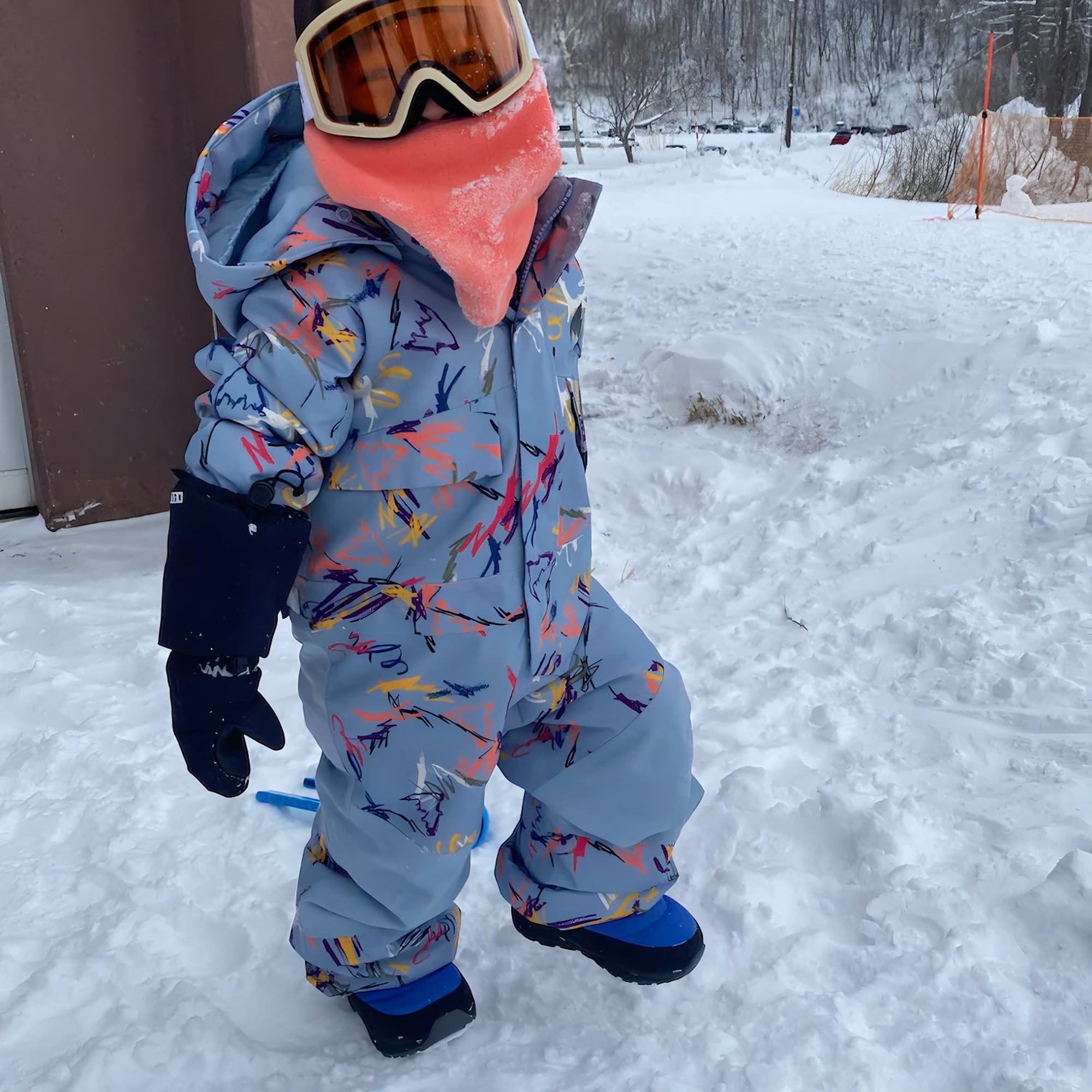 Burton Balaclava Face Mask Unisex Çocuk Pembe Kar Maskesi