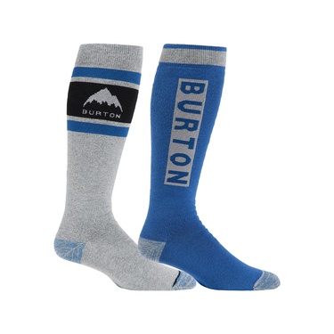  Burton Weekend Midweight Socks (2 Pack) Erkek Gri Kayak Çorabi