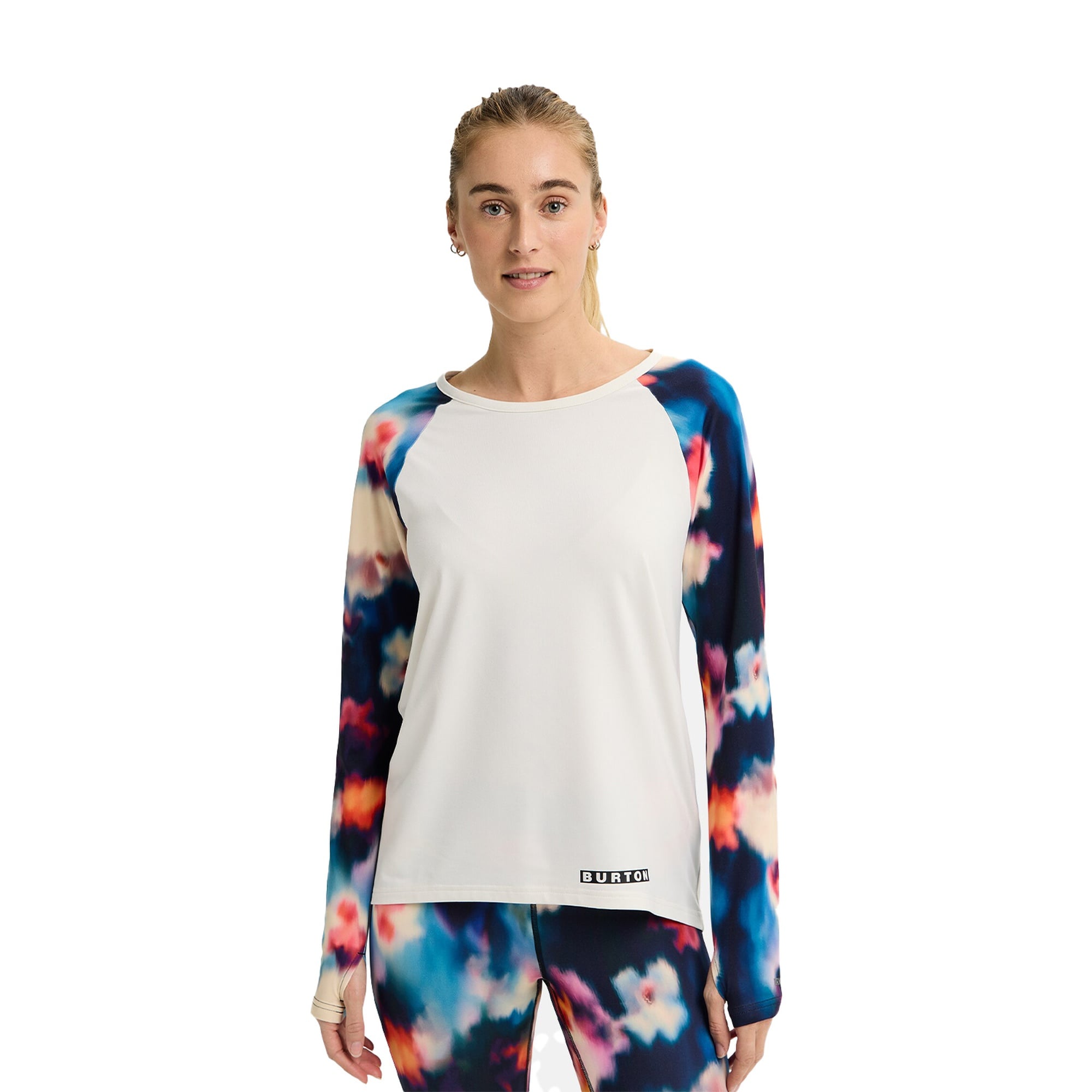 Burton Roadie Base Layer Tech T-shirt Kadın Beyaz Içlik Üst