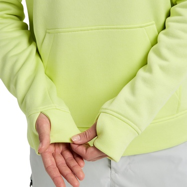  Burton Oak Pullover Hoodie Kadın Sarı Sweatshirt