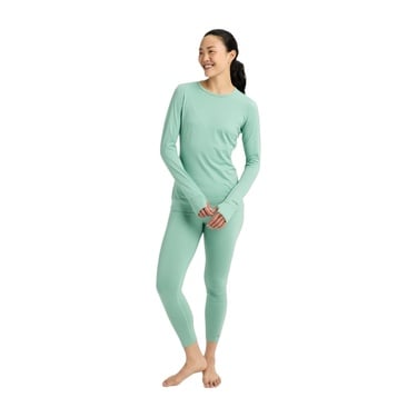  Burton Midweight Crew Kadın Yeşil Içlik Üst