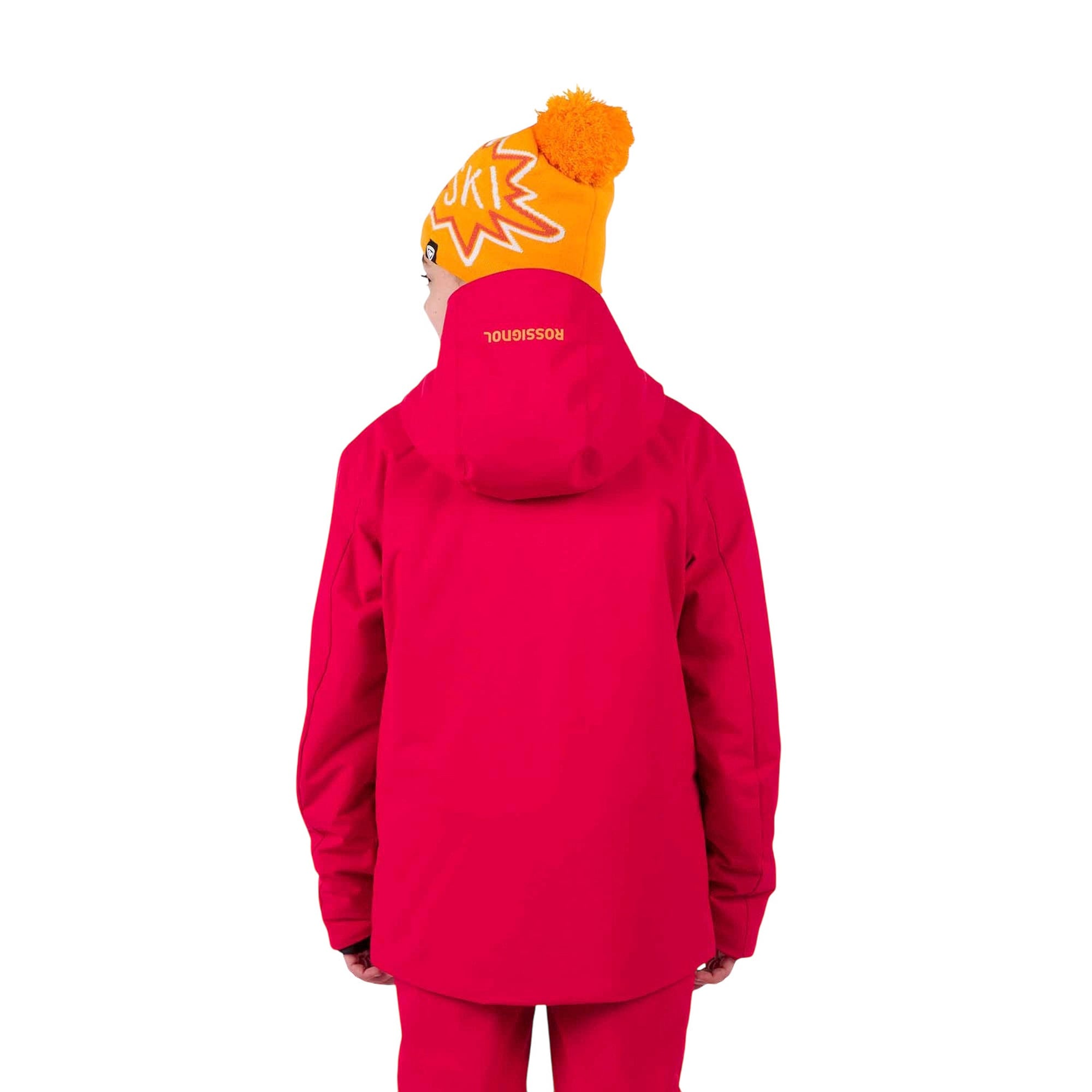 Rossignol Jr Strawpile Unisex Çocuk Kırmızı Kayak Ceketi