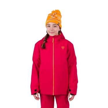  Rossignol Jr Strawpile Unisex Çocuk Kırmızı Kayak Ceketi