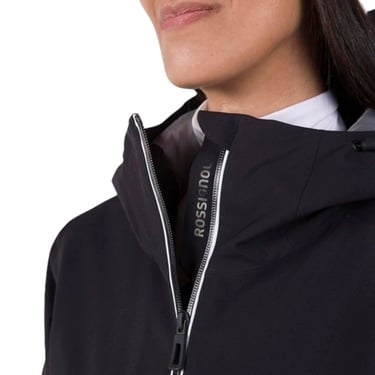  Rossignol Strawpile Kadın Siyah Kayak Ceketi