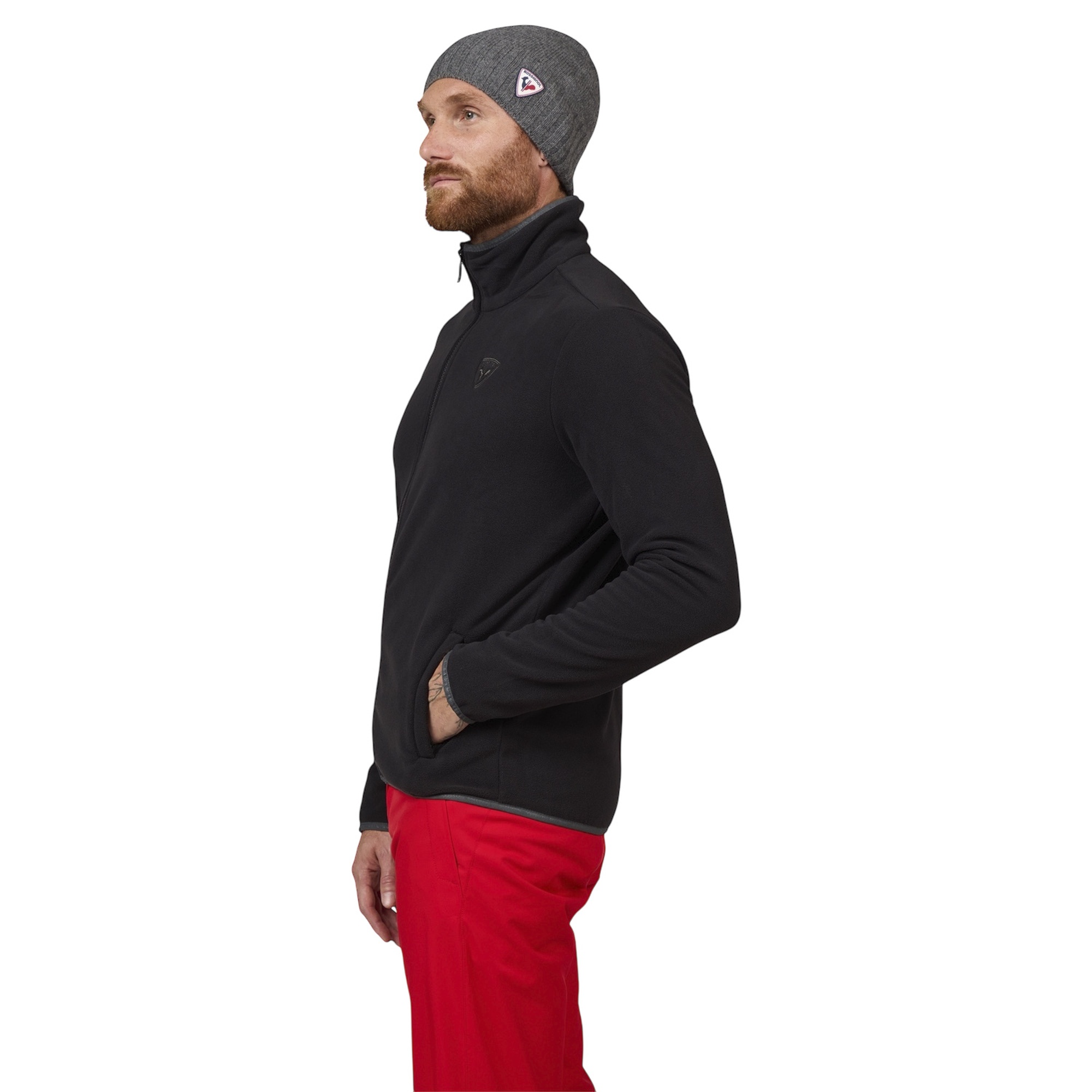 Rossignol Strawpile Fleece Fz Erkek Siyah Içlik Üst