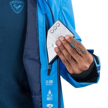  Rossignol Strawpile Erkek Mavi Kayak Ceketi