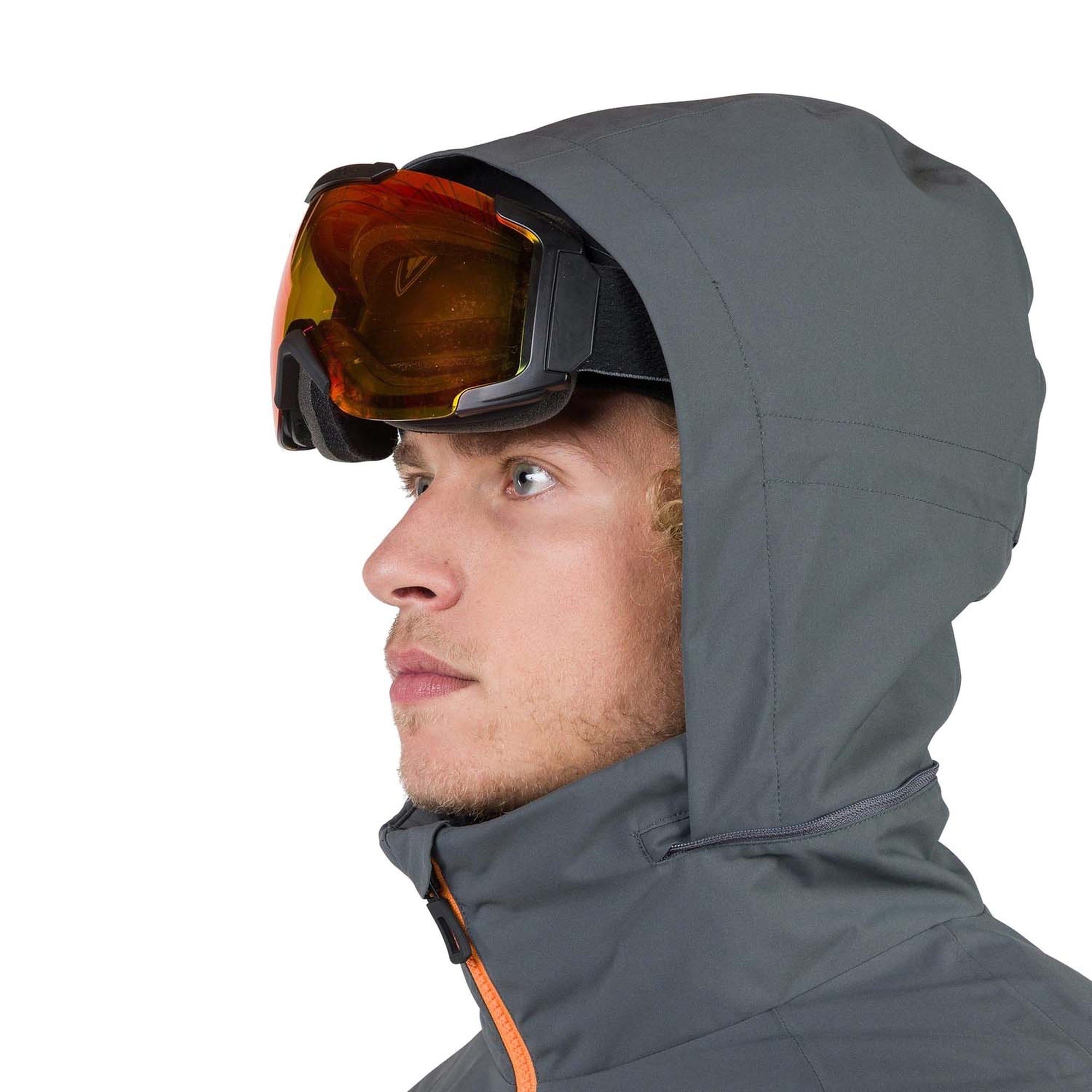 Rossignol Strawpile Erkek Gri Kayak Ceketi