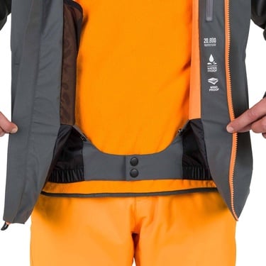  Rossignol Strawpile Erkek Gri Kayak Ceketi