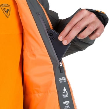  Rossignol Strawpile Erkek Gri Kayak Ceketi