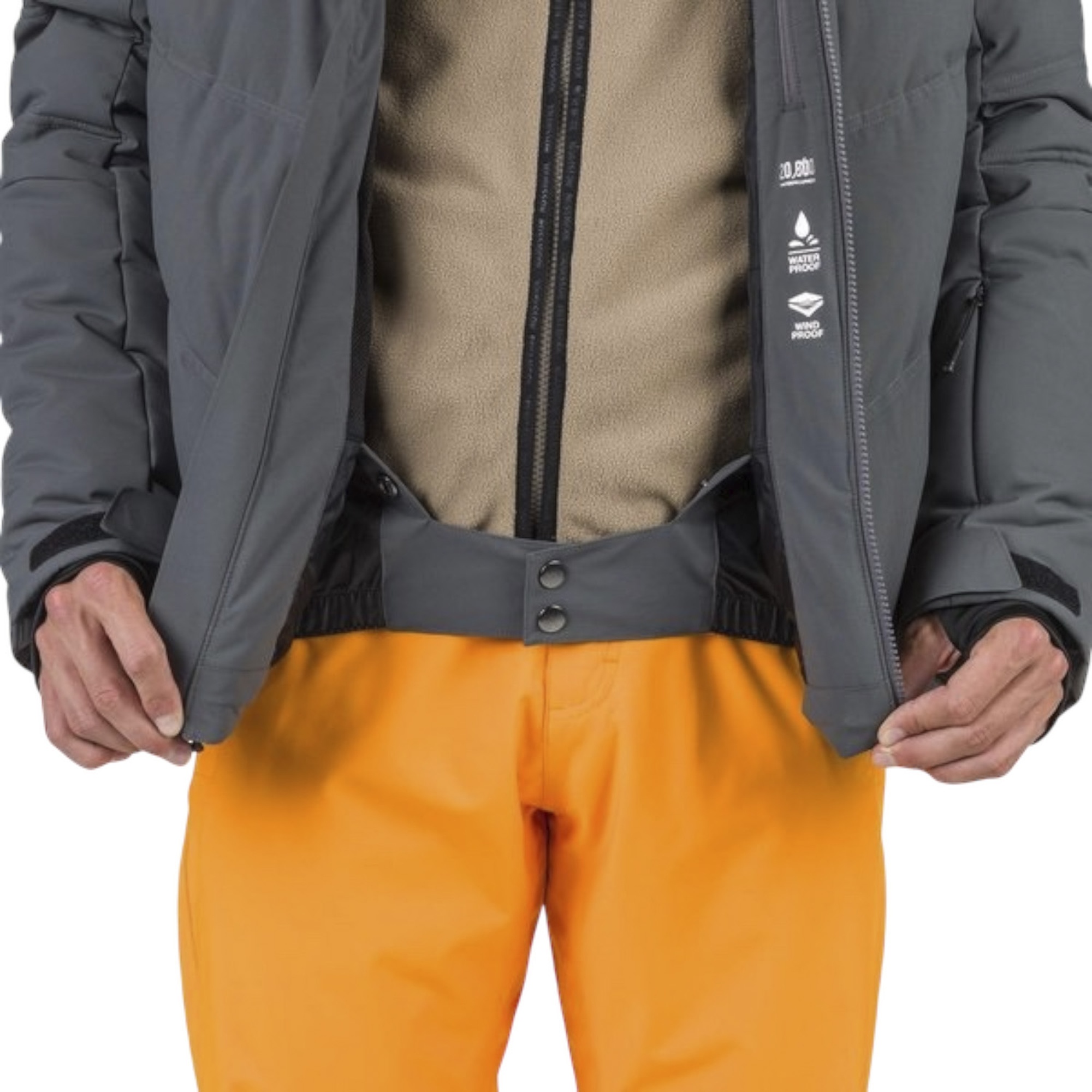 Rossignol Siz Erkek Gri Kayak Ceketi