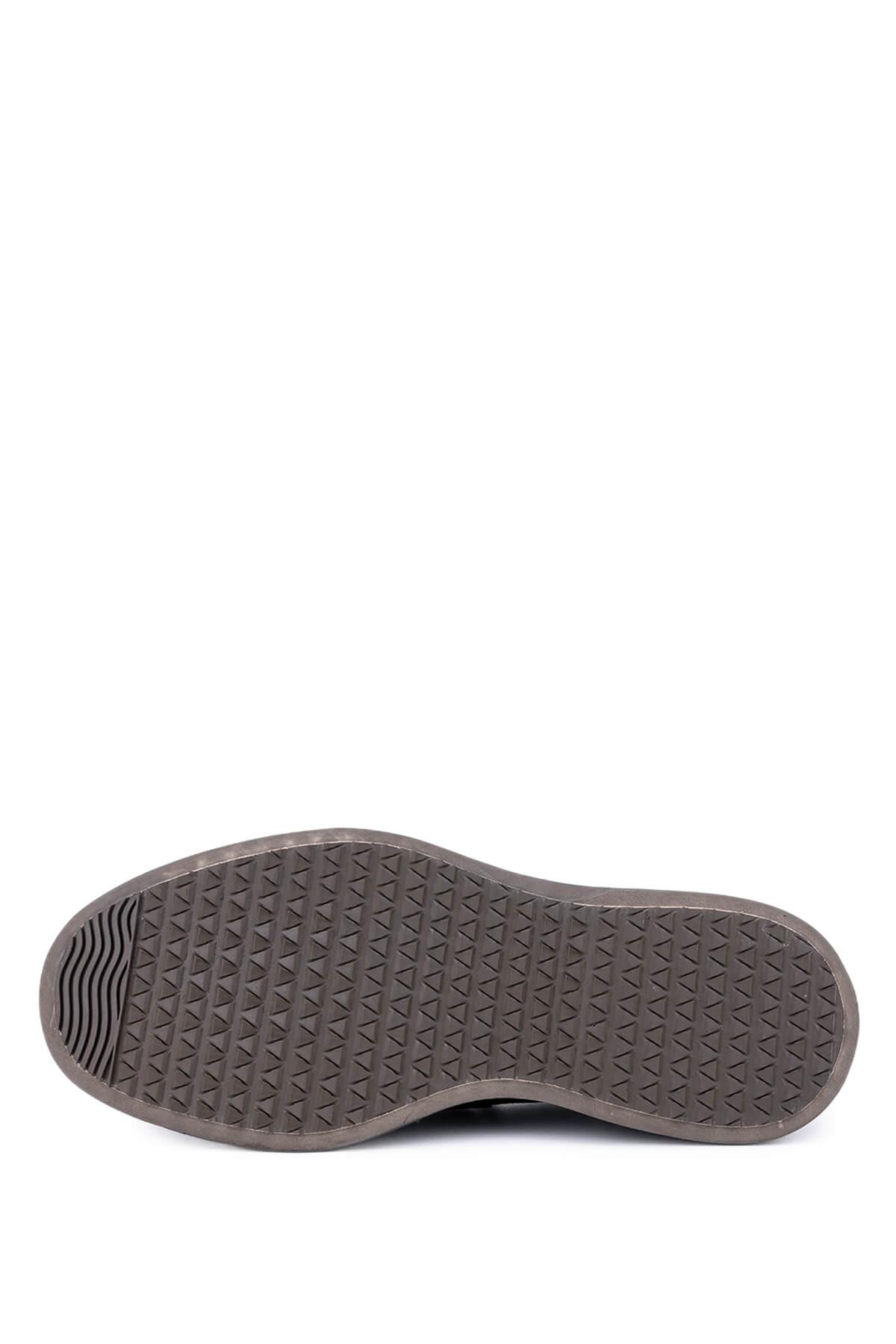 Tamer Tanca Tamer Tanca Erkek Hakiki Deri Siyah Süet Loafer Ayakkabı Casual Ayakkabı | FashFed Siyah - 5. görsel