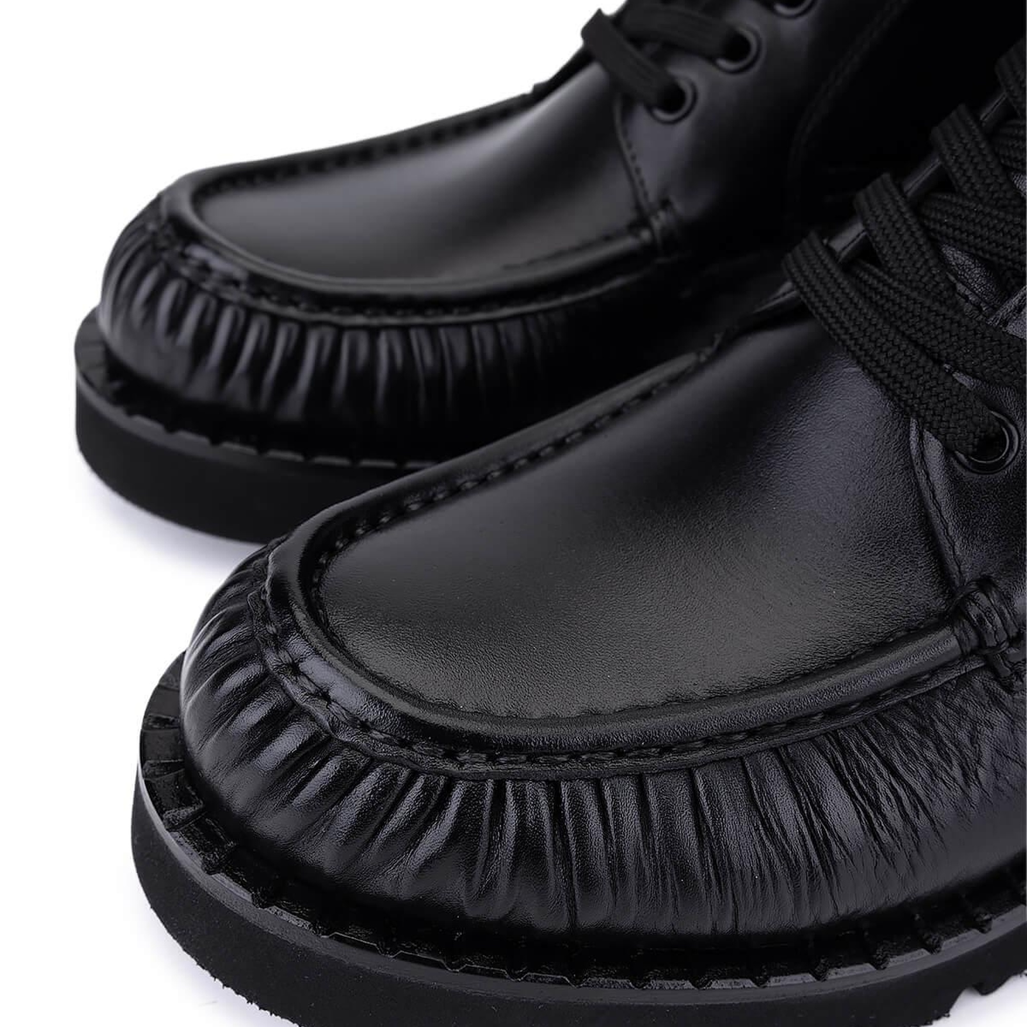 Tamer Tanca Erkek Hakiki Deri Siyah Casual Bot